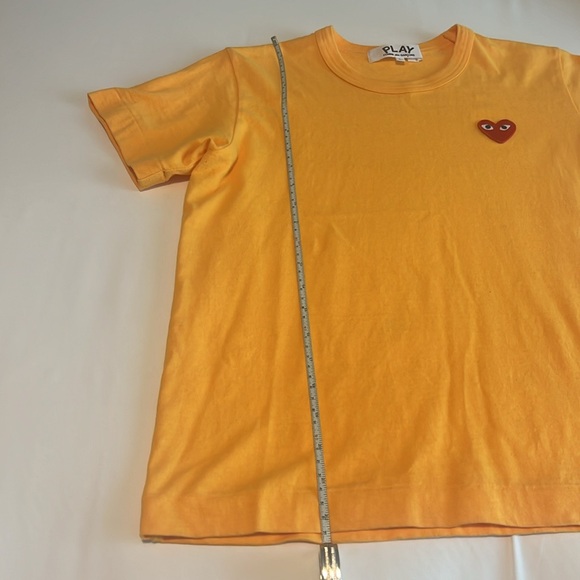 Comme Des Garçons (CDG) PLAY Yellow T-Shirt - Picture 1 of 6